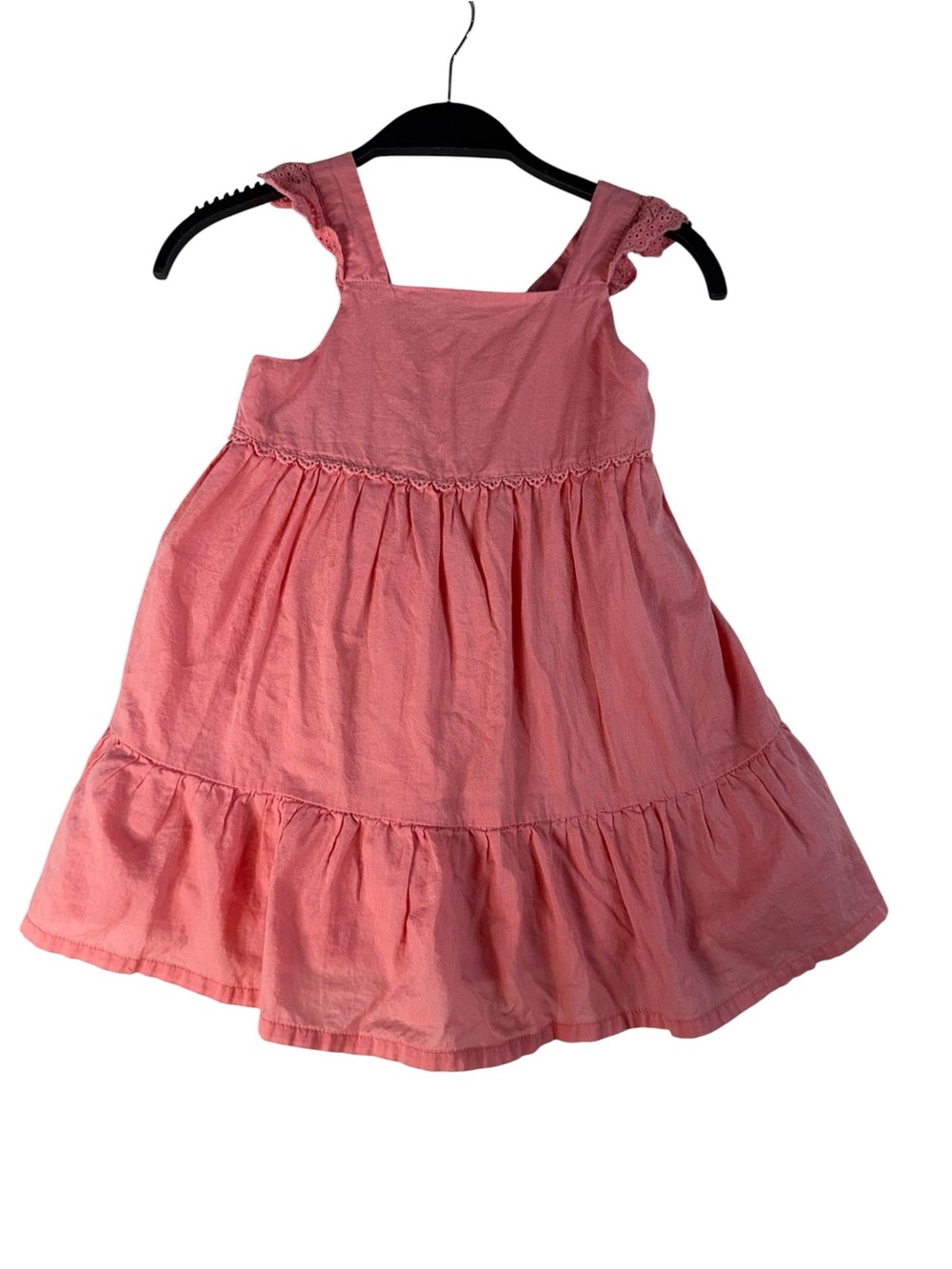 OshKosh B'gosh Coral Pink Ruffle Strap Sundress